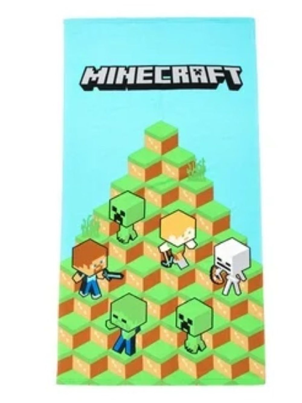 Minecraft beach towel